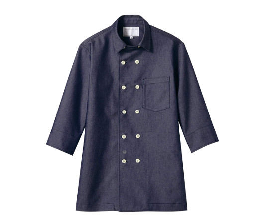 住商モンブラン コックジャケット 兼用 7分袖 ネイビー LL 6-1111 1枚（ご注文単位1枚）【直送品】