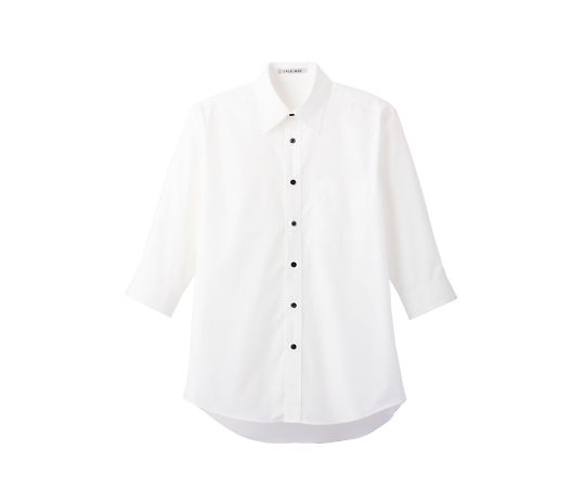 FACE ブロードレギュラーカラー七分袖シャツ ホワイト 3S FB4528U-15 3S 1枚（ご注文単位1枚）【直送品】