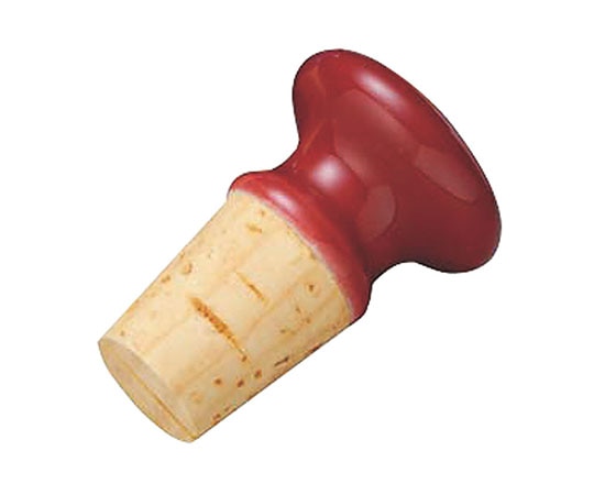 佐藤金属興業 陶器ボトルストッパー ワインレッド 171079 1個（ご注文単位1個）【直送品】