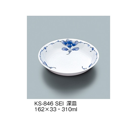 三信化工 深皿 青風 KS-846_SEI 1個（ご注文単位1個）【直送品】