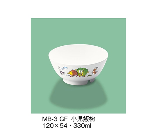 三信化工 小児飯椀 グリーンフレンド MB-3_GF 1個（ご注文単位1個）【直送品】