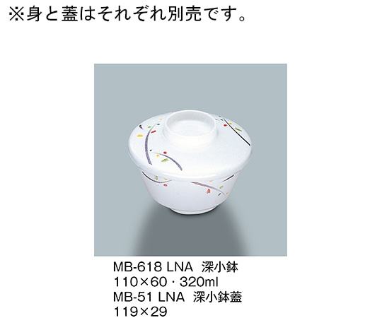 三信化工 深小鉢蓋 ルナデコール MB-51_LNA 1個（ご注文単位1個）【直送品】