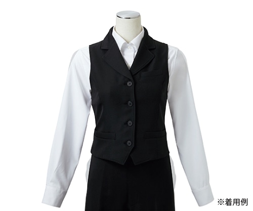 住商モンブラン ベスト レディス 黒 GS6061-1 13 1枚（ご注文単位1枚）【直送品】