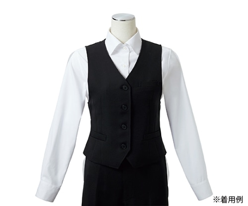 住商モンブラン ベスト レディス 黒 GS6081-1 13 1枚（ご注文単位1枚）【直送品】