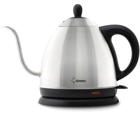 ドリテック ドリップケトル ｢ティピカ｣ 0.8L シルバー PO-158SV 1個（ご注文単位1個）【直送品】