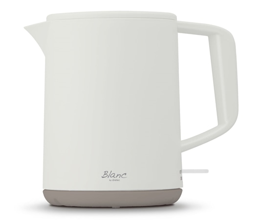 ドリテック ブラン・電気ケトル1.0L ホワイト PO-366WT 1個（ご注文単位1個）【直送品】