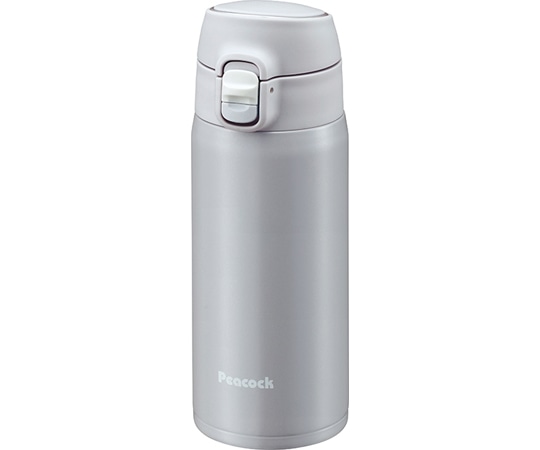 ピーコック魔法瓶工業 ワンタッチマグボトル 0.4L フレッシュグレー AKM-40 H 1個(ご注文単位1個)【直送品】