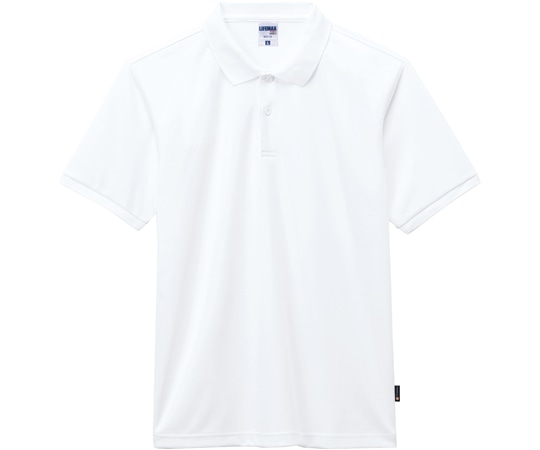 ボンマックス ベーシックドライポロシャツ(ポリジン加工) ホワイト M MS3120-15 M 1枚（ご注文単位1枚）【直送品】