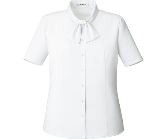 ボンマックス 半袖ブラウス ホワイト 19G RB4566-15 19G 1枚（ご注文単位1枚）【直送品】