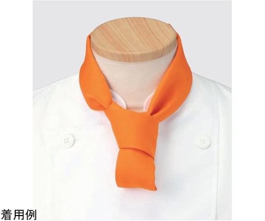 KAZEN スカーフ オレンジ フリー 1組(2枚入) APK498-4 フリー 1組（ご注文単位1組）【直送品】