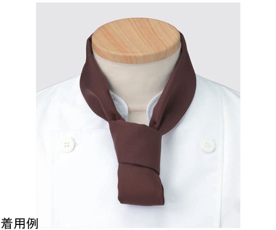 KAZEN スカーフ ブラウン フリー 1組(2枚入) APK498-33 フリー 1組（ご注文単位1組）【直送品】