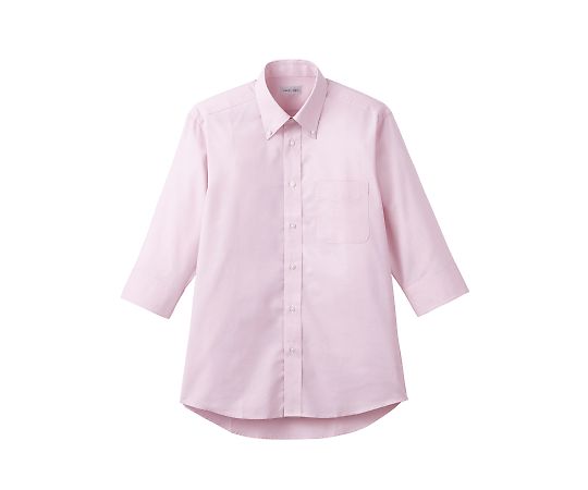 FACE オックスフォード七分袖シャツ ピンク SS FB4555U-9 SS 1枚(ご注文単位1枚)【直送品】