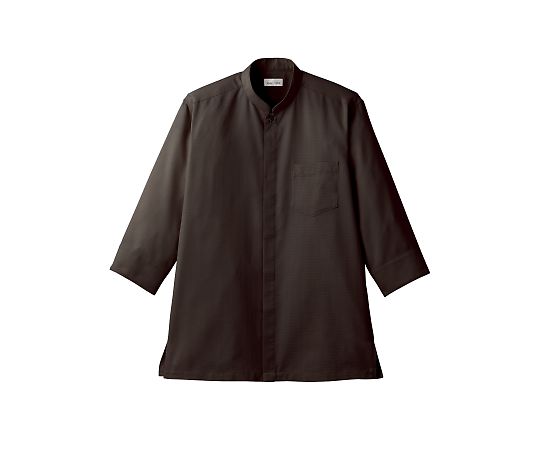 FACE 吸汗速乾スタンドカラーシャツ ブラウン L FB4556U-5 L 1枚(ご注文単位1枚)【直送品】