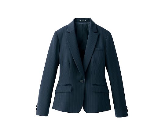 FACEスーツ レディスストレッチジャケット ネイビー 5G FJ0308L-8 5G 1枚（ご注文単位1枚）【直送品】