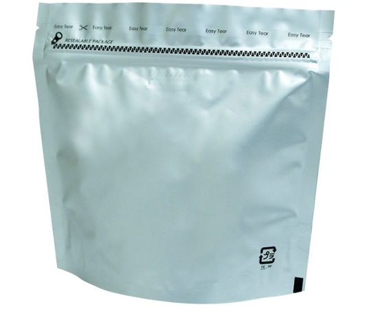 ヤマニパッケージ コーヒー用袋 アルミ S チャック 200gマットシルバー バルブ無 500枚 COT-823 1ケース(ご注文単位1ケース)【直送品】