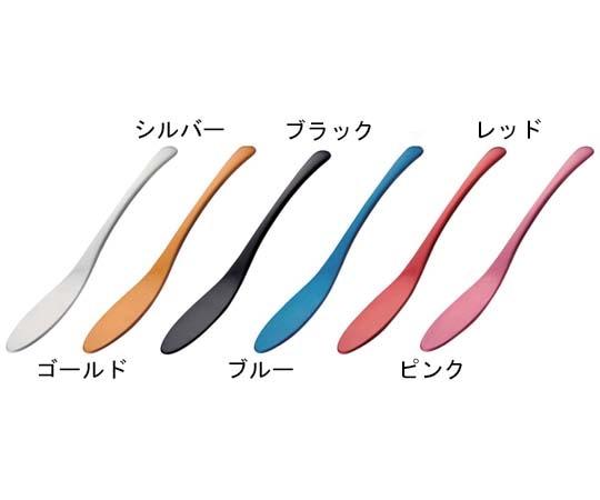 トーダイ アルミ フラットスプーン ブラック 01400223 1個（ご注文単位1個）【直送品】