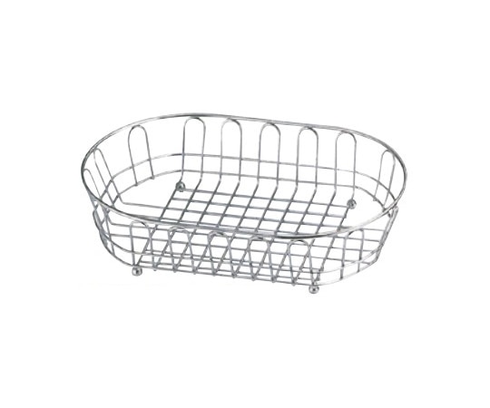 トーダイ 18-8 カトラリーワイヤーバスケット 小判特大型  1個（ご注文単位1個）【直送品】