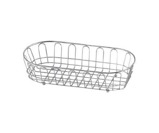 トーダイ 18-8 カトラリーワイヤーバスケット 小判大型  1個（ご注文単位1個）【直送品】