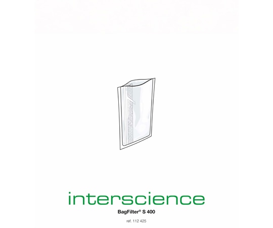 インターサイエンス BagFilter 400S 500枚入 112425 1枚(ご注文単位1枚)【直送品】