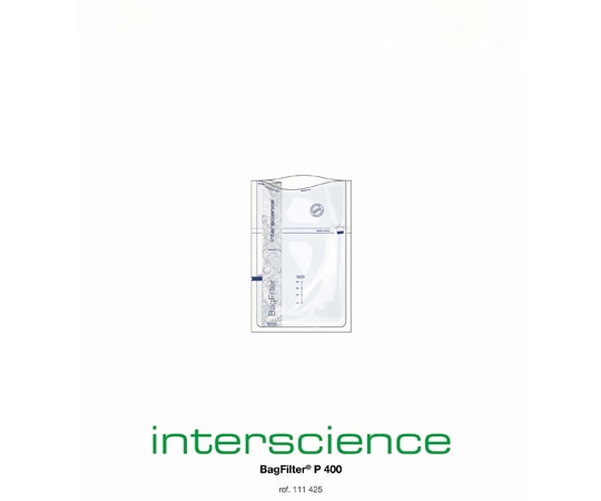 インターサイエンス BagFilter 400P 500枚入 111425 1枚(ご注文単位1枚)【直送品】