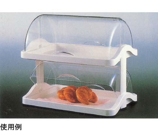 アズワン スナックケース(二段) 1882.02-11 1個(ご注文単位1個)【直送品】