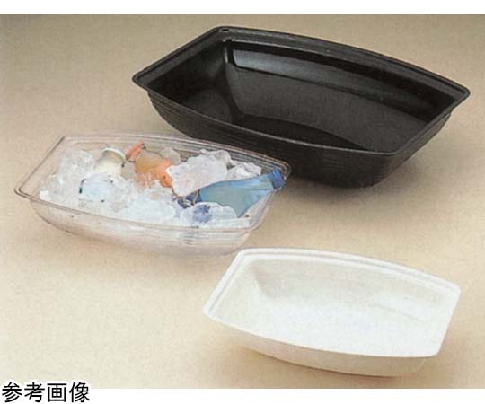 CAMBRO（キャンブロ） キャンブロ 長角型リブタイプサラダボール ブラック 11.3L RSB1419CW ブラック 1個（ご注文単位1個）【直送品】