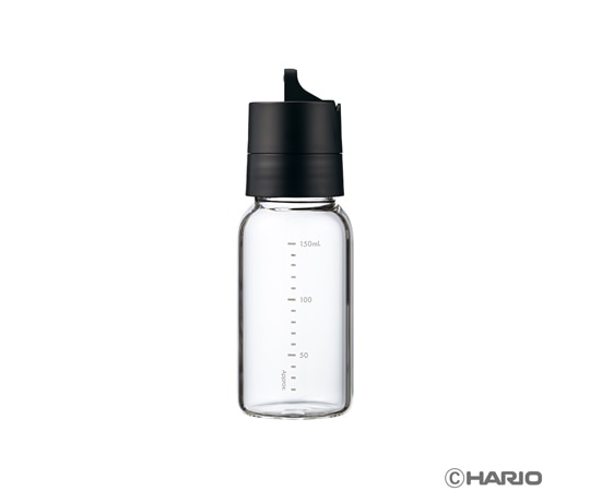 HARIO ワンタッチドレッシングボトル 150mL ブラック ODBN-150-B 1個（ご注文単位1個）【直送品】