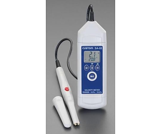 カスタム デジタル塩分計 EA776BB-3 1個（ご注文単位1個）【直送品】