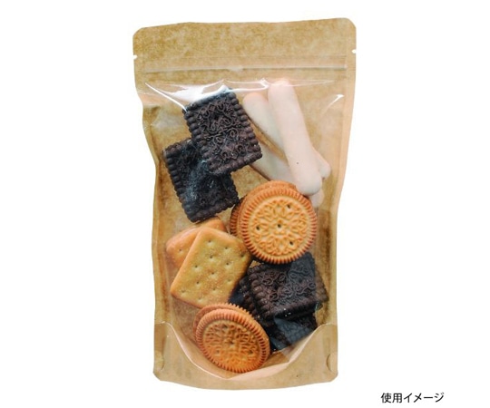 ヤマニパッケージ コーヒー用袋 クラフトスタンドチャック袋 大 1000枚 COT-877C 1ケース(ご注文単位1ケース)【直送品】