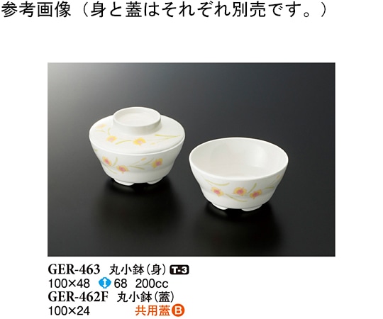 スリーライン 丸小鉢(蓋) ハミングone 100×24mm 220個入 GER-462F 1ケース（ご注文単位1ケース）【直送品】