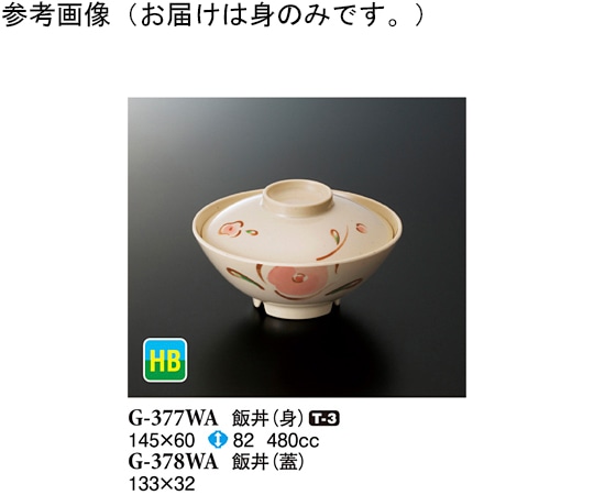 スリーライン 飯丼(身) WABI 10個入 G-377WA 1袋（ご注文単位1袋）【直送品】