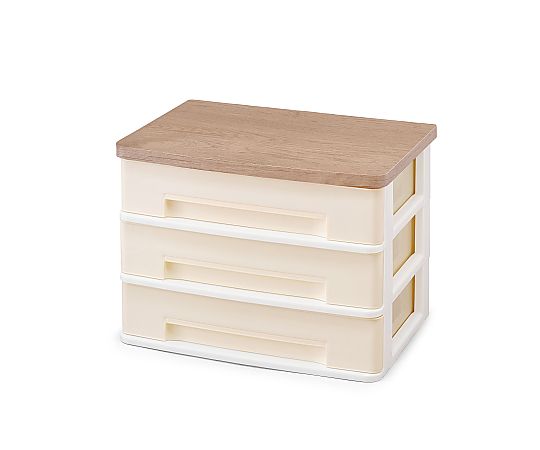 アイリスオーヤマ ウッドトップデスクチェスト(ワイドタイプ) WTDC-W430RF 1個(ご注文単位1個)【直送品】