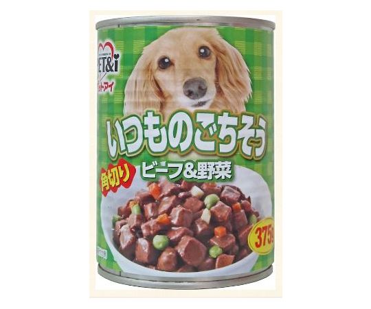 ペットアイ いつものごちそう 角切りビーフ&野菜 375g  1個（ご注文単位1個）【直送品】
