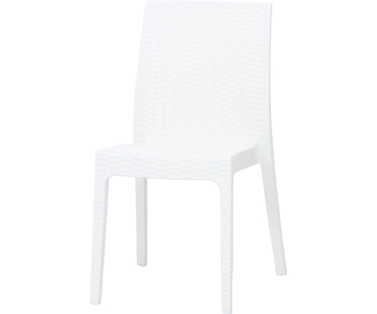 不二貿易 ステラ チェアー ホワイト(12515) 1セット(2個入) 49911 1セット（ご注文単位1セット）【直送品】