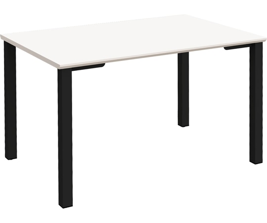 Y2K TASテーブル アジャスター仕様 1280 ホワイト/ブラック  1台(ご注文単位1台)【直送品】