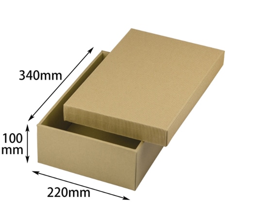 ヤマニパッケージ 贈答箱 ナチュラルBOX4号 ヒモ無 50枚 16-9N 1ケース（ご注文単位1ケース）【直送品】