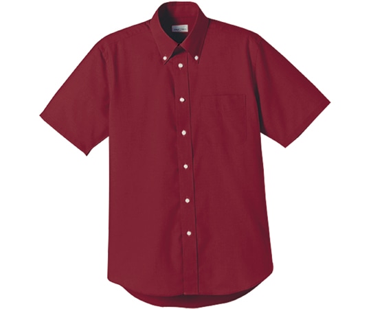 ボンマックス オックスフォード半袖シャツ ワイン M FB4511U 1枚（ご注文単位1枚）【直送品】