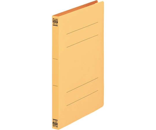 プラス フラットファイル 2つ折りタイプ A5-S イエロー No.045F 1冊(ご注文単位1冊)【直送品】