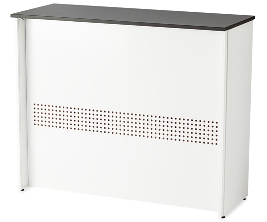 スマイル スチールハイカウンター W1200 パンチング 1個(ご注文単位1個)【直送品】