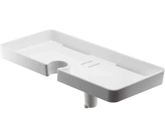 山崎実業 シャワーホルダートレイ ミスト ホワイト 7853 1個（ご注文単位1個）【直送品】