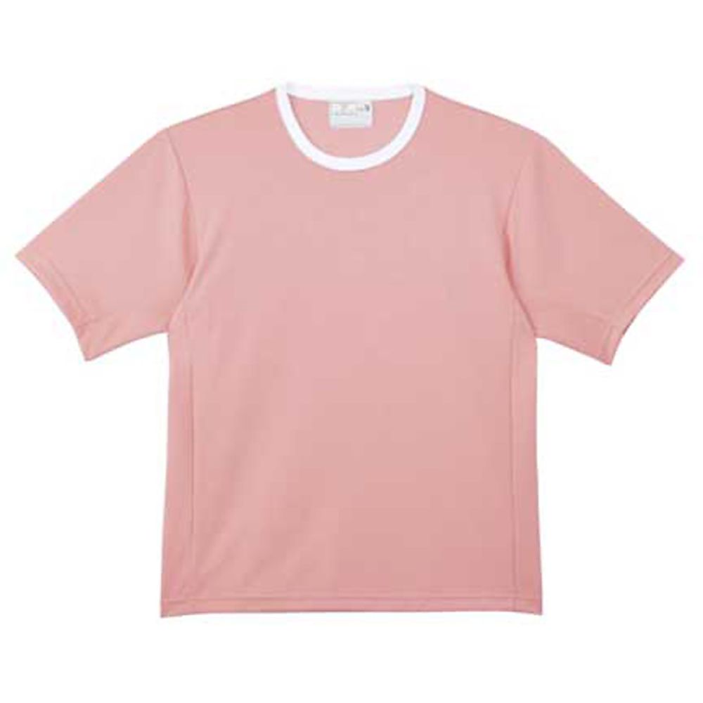 KIRAKU(トンボ) Tシャツ ローズピンク LL(身丈72cm) CR817-12 LL 1枚(ご注文単位1枚)【直送品】