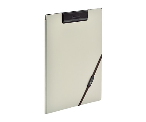 LIHITLAB SMART FIT クリップファイル 16ベージュ F-7560 F7560-16 1冊(ご注文単位1冊)【直送品】