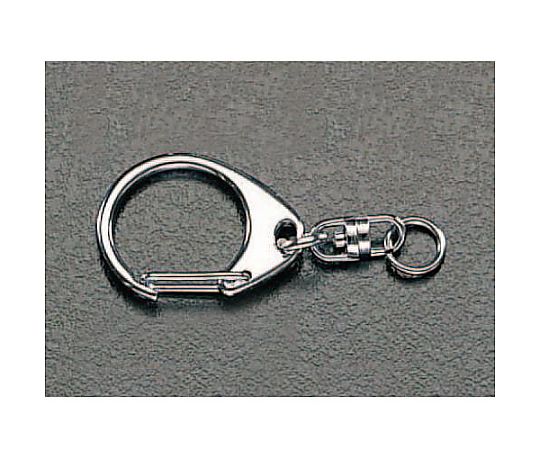 エスコ キーホルダー用スナップ(2個) EA638AS-8 1袋(ご注文単位1袋)【直送品】