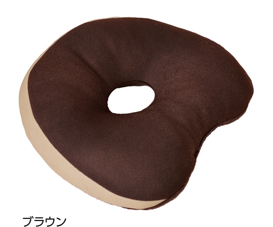 ケアファッション 低反発リバーシブル足らくクッション ブラウン 32×40×10.5cm M 800325 1個(ご注文単位1個)【直送品】