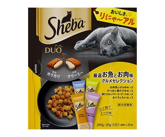 マースジャパンリミテッド シーバ デュオ 厳選お魚とお肉味グルメセレクション 200g SD26 1個（ご注文単位1個）【直送品】