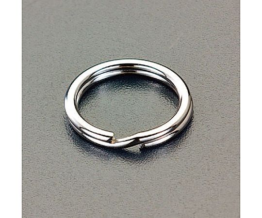 エスコ 24.7x2.1mm キーリング(スチール製/10個) EA638D-3 1pk(ご注文単位1pk)【直送品】