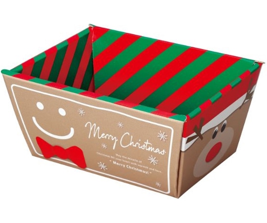 ヤマニパッケージ 贈答箱 クリスマスバスケット S 100枚 20-1955 1ケース（ご注文単位1ケース）【直送品】