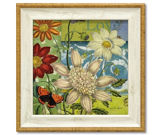 ユーパワー ミニゲル アートフレーム ウォルター ロバートソン｢ポルカドット デイジー｣ WR-02004 1個（ご注文単位1個）【直送品】