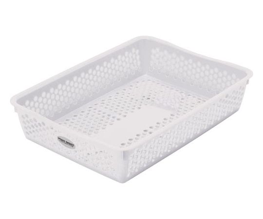 サンコープラスチック フランクバスケット A4 ホワイト 43096 1個（ご注文単位1個）【直送品】