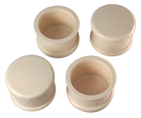 ハイロジック 脚キャップ 36mm丸 白 4個入 57017 1個(ご注文単位1個)【直送品】